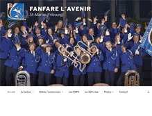 Tablet Screenshot of fanfare-st-martin.ch